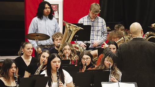 Lyman’s High School band, under the direction of Scott and Julie Muirhead performed three song choices, with their final performance of “Aces in the Air” a tribute to former governor Joe Foss.
