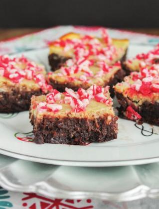 Delectable Dessert for Holiday Celebrations - Peppermint Cheesecake Brownies